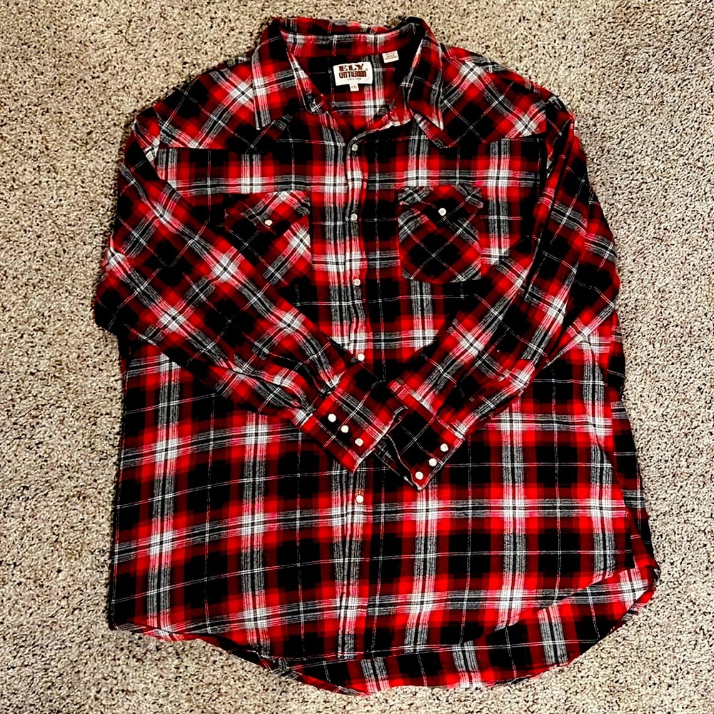 Plaid flannel shirt